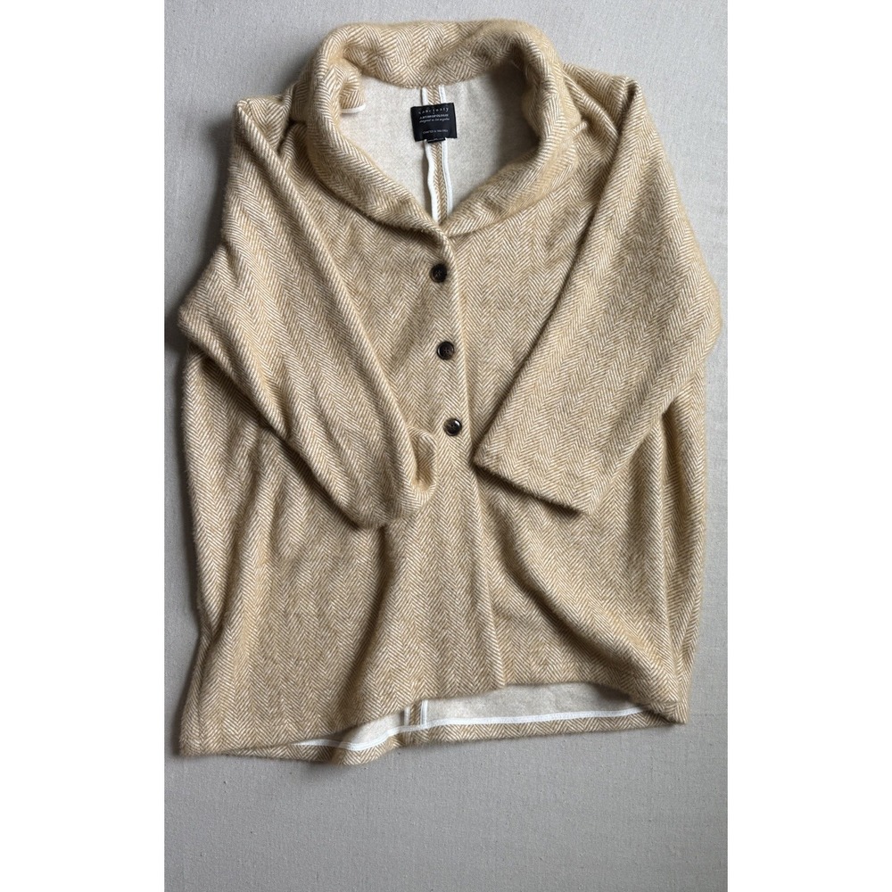 Anthropologie X Sanctuary Hometown Fuzzy Knit Coat  3XL